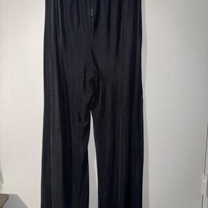 Source Unknown Black Swim Coverup Pants